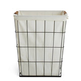 Habitat white industrial laundry basket 60 litre - British product