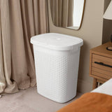 Addis rattan laundry basket white 50L (British brand)