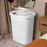 Addis rattan laundry basket white 50L (British brand)