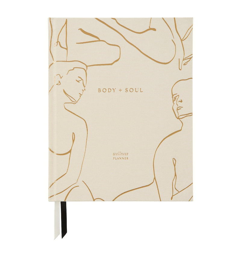 Blush and Gold Body + Soul Wellness Journal & Planner - British product