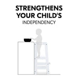 Hauck Montessori learning tower white, imported from the UK