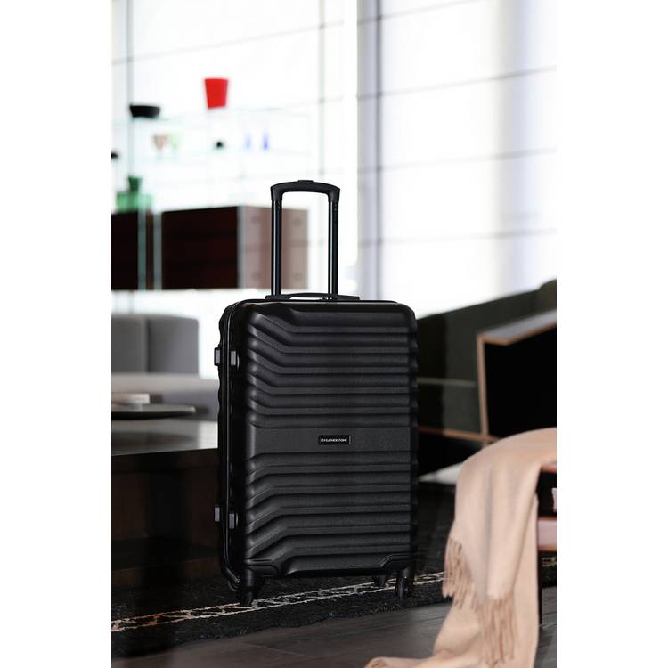 Featherstone medium hard suitcase black - British product