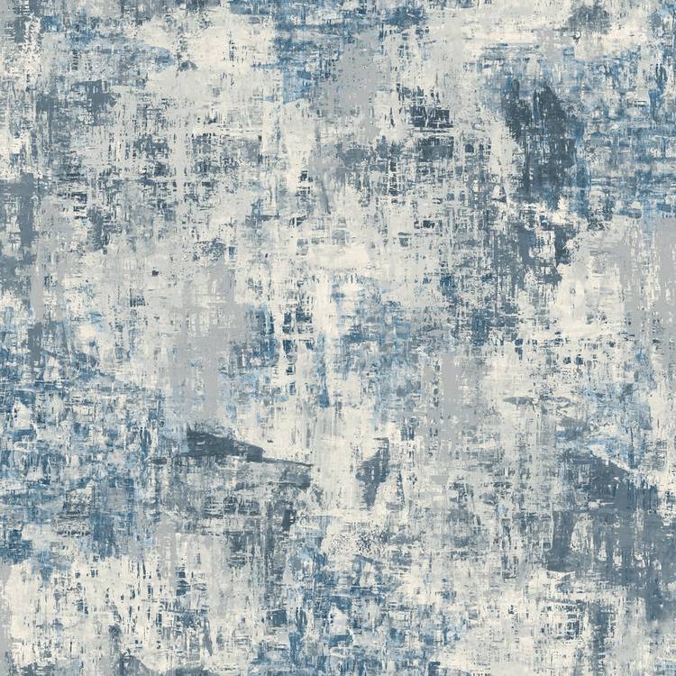 Arthouse abstract texture blue wallpaper, imported from the UK