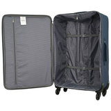 Featherstone 4 wheel soft suitcase medium navy 50L (British brand)