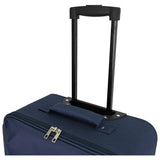 Featherstone 4 wheel soft suitcase medium navy 50L (British brand)