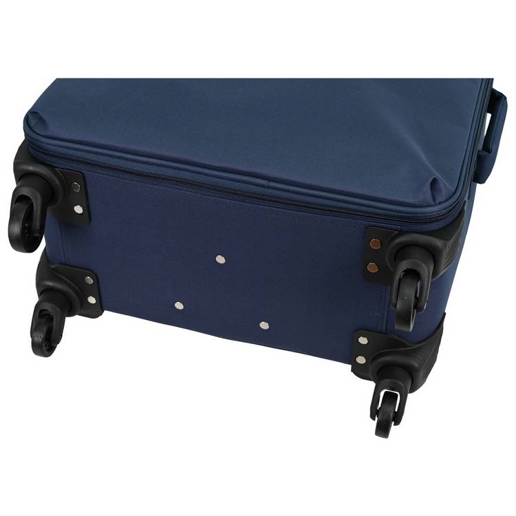 Featherstone 4 wheel soft suitcase medium navy 50L (British brand)
