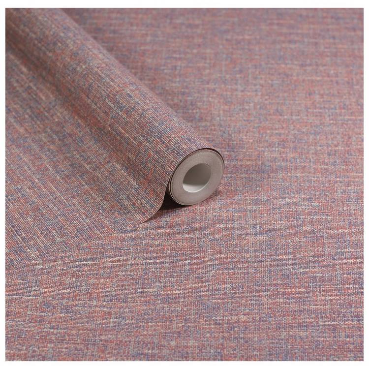 Esselle Home textured weave purple wallpaper (British brand)