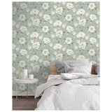 Arthouse Ashley Floral Green Wallpaper - British product