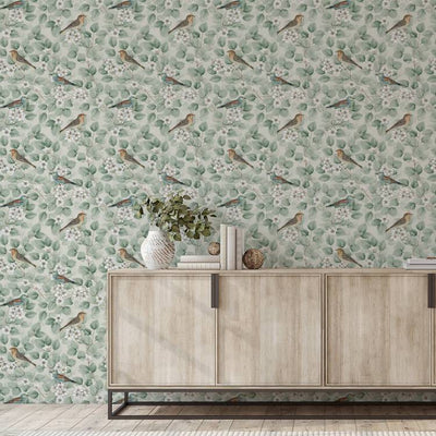 Argos Arthouse Blossoms Green Wallpaper 53cm x 10.05m- Buy online at McGrocer