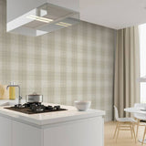 Arthouse Tartan Cream wallpaper 53cm x 10m, UK version