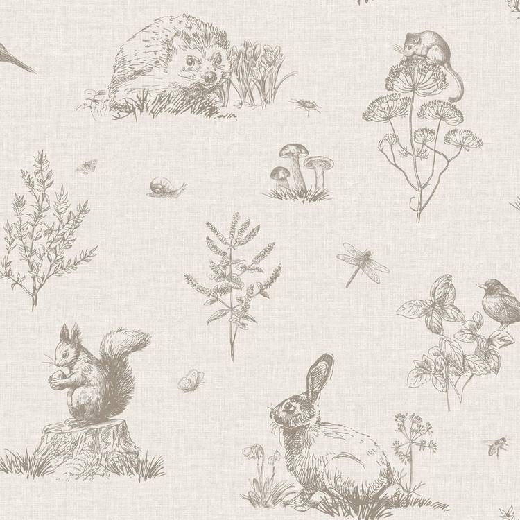 Arthouse Walk Natural wallpaper 53cm x 10m (British brand)