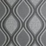 Arthouse Curve Charcoal wallpaper roll, imported from the UK