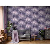 Argos Arthouse Damselfly Purple Wallpaper - Purple Glitter Wallpaper - 53cm x 10.05m- Buy online at McGrocer