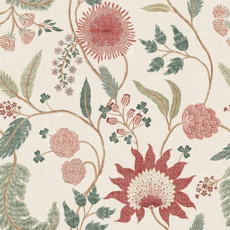 Esselle Home Fable Trail Pink Wallpaper, UK version