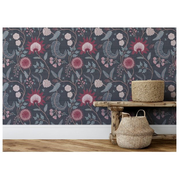 Esselle Home Fable Trail Blue wallpaper, UK version