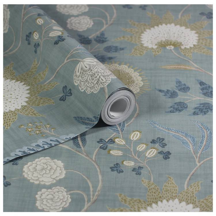 Esselle Home Fable Trail seafoam wallpaper roll, UK version