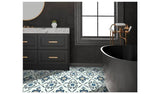 Argos Arthouse Motif Blue Peel-and-Stick Floor Tile- Buy online at McGrocer