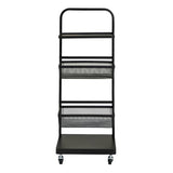 Argos Home adjustable 3 tier kitchen trolley black - British product