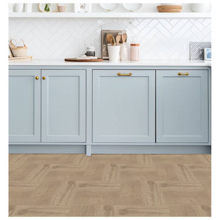Arthouse natural wood floor tile cream 30cm, UK version