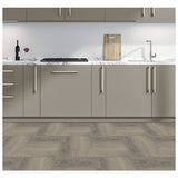 Arthouse taupe wood effect vinyl floor tiles (British brand)