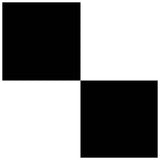 Arthouse chequerboard floor tiles in black and white - British product