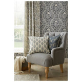 Esselle Home Cartouche Blue Wallpaper, imported from the UK