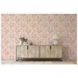 Esselle Home Floral Cartouche Pink wallpaper - British product