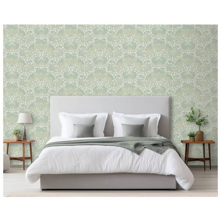 Arthouse Floral Trail Sage Wallpaper roll, 53cm x 10.05m - British product