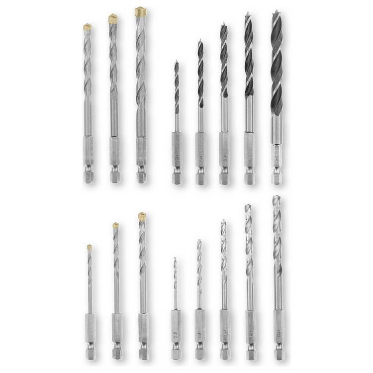 Einhell M-CASE drill bit set 16 pieces, imported from the UK