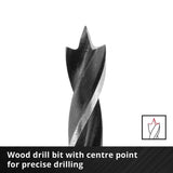 Einhell M-CASE drill bit set 16 pieces, imported from the UK