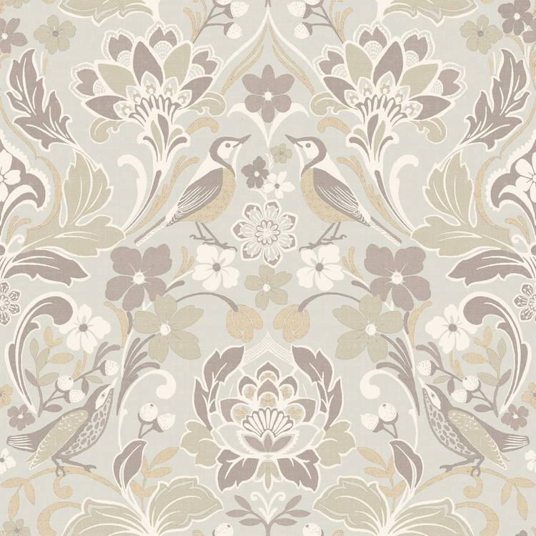 Arthouse Folk Floral Cream wallpaper (British brand)