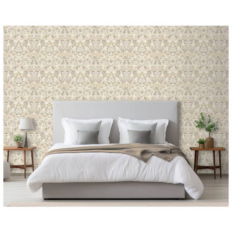 Arthouse Folk Floral Cream wallpaper (British brand)