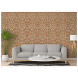 Argos Arthouse Folk Floral Ochre Wallpaper 53cm x 10.05m- Buy online at McGrocer