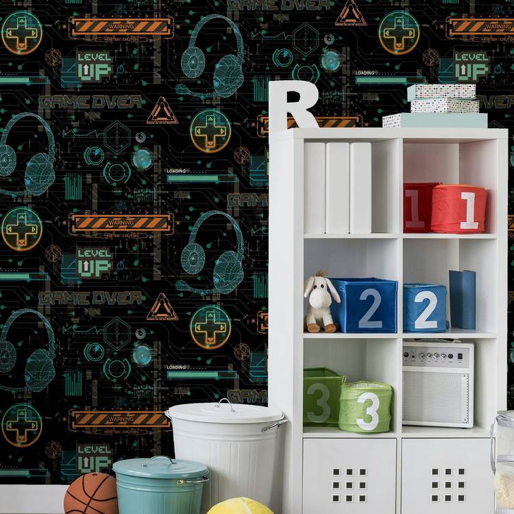 Arthouse Graphics multi-coloured wallpaper, UK version