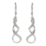Argos Revere Sterling Silver 0.04ct Diamond Twist Drop Earrings- Buy online at McGrocer