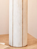 Pacific Gold Venetia marble and brass tall table lamp, imported from the UK