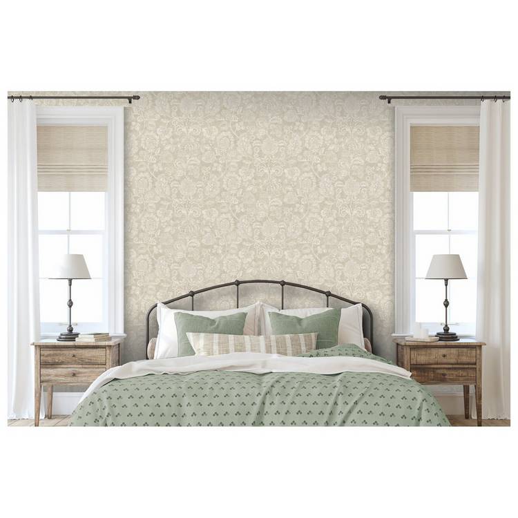 Arthouse Heritage Trail natural floral wallpaper, imported from the UK