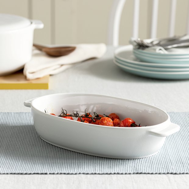 Habitat Riko ceramic oval roasting dish, imported from the UK