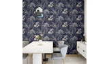 Argos Arthouse Garden Blue Wallpaper Roll 53cm x 10.05m- Buy online at McGrocer