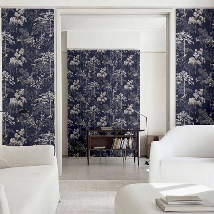 Arthouse Garden Blue Wallpaper roll (British brand)