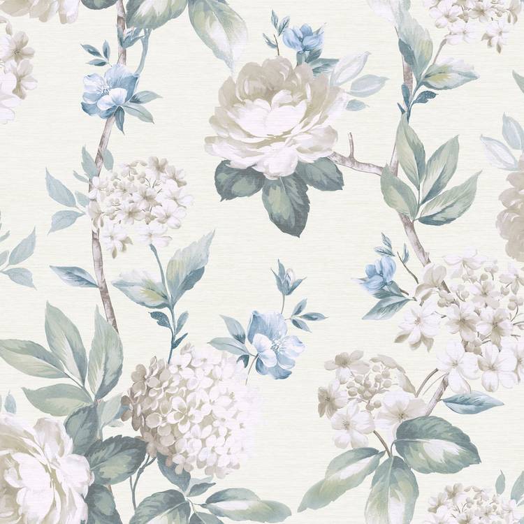 Arthouse Keeka Floral Cream wallpaper roll (British brand)