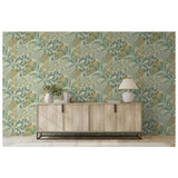 Esselle Home Kirra Leaf Circus Green wallpaper (British brand)