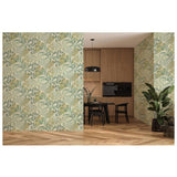 Esselle Home Kirra Leaf Circus Green wallpaper (British brand)