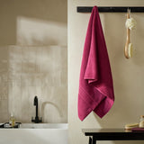 Habitat Supersoft bath towel plum 130x70cm, imported from the UK