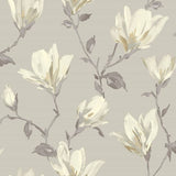 Arthouse Lily Floral Natural wallpaper roll 53cm x 10.05m, imported from the UK