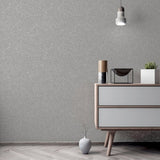 Arthouse linen texture grey wallpaper roll, imported from the UK