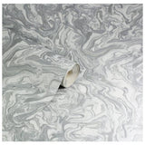 Arthouse Liquid Marble Grey wallpaper roll 10.05m, UK version
