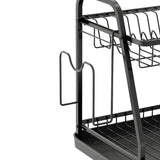 Argos Home 2-tier dish drainer black, imported from the UK