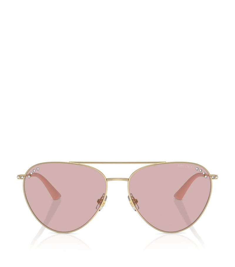 Jimmy Choo steel sunglasses model JC4002B - British product