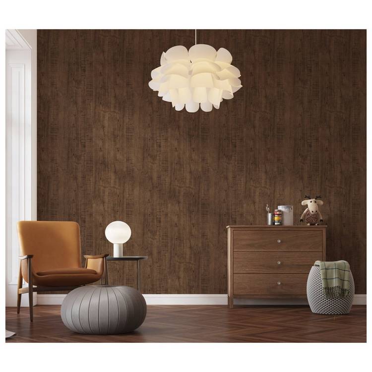 Arthouse Luxe Timber Brown wallpaper in UK version